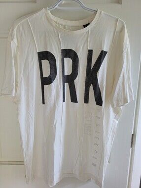PROJEK White Graphic Tee with PRK Lettering